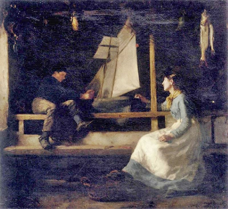 Ship Builders by Henry Scott Tuke