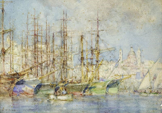 Genoese Shipping by Henry Scott Tuke