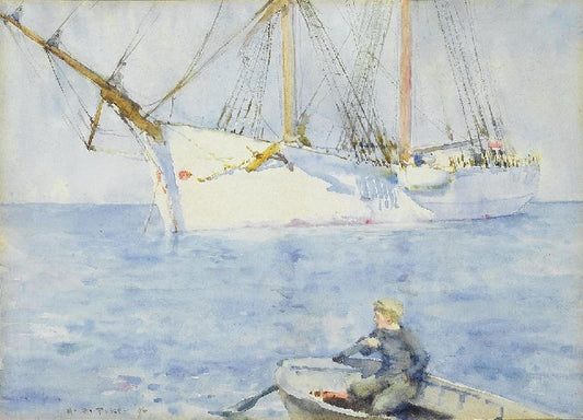 Sunset Effect by Henry Scott Tuke