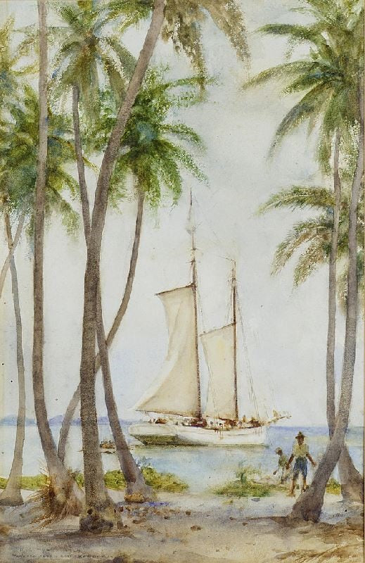 Tobacco Caye. Brit. Honduras by Henry Scott Tuke