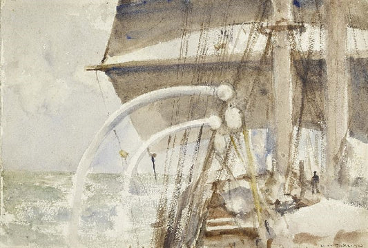 In The North Sea by Henry Scott Tuke