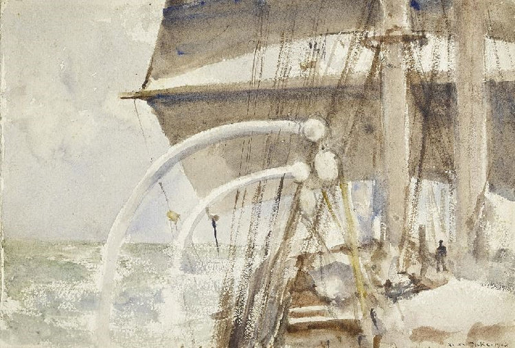 In The North Sea by Henry Scott Tuke