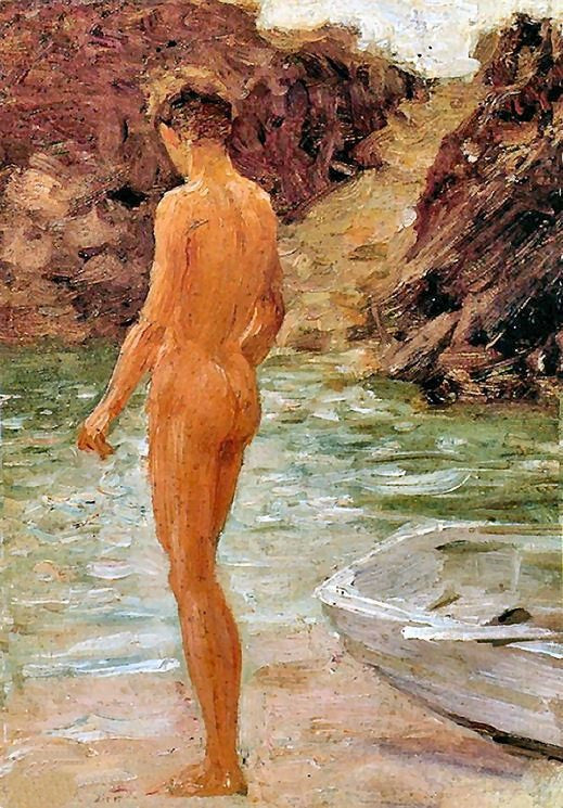 Nude Boy by Henry Scott Tuke