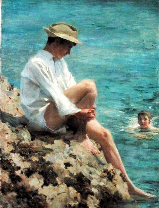 Boys Bathing by Henry Scott Tuke