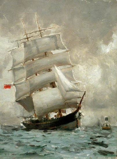 Rounding The Manacle Buoy by Henry Scott Tuke