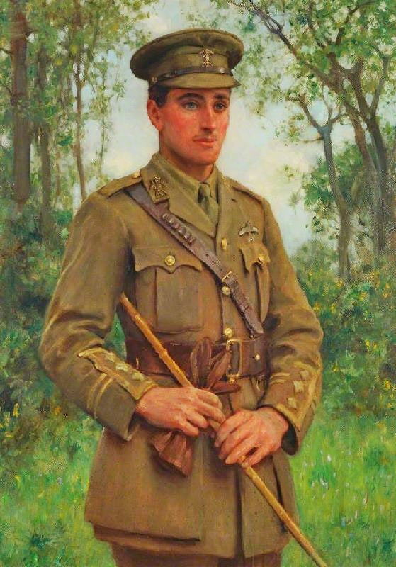Captain Richard Maybery, Royal Flying Corps by Henry Scott Tuke