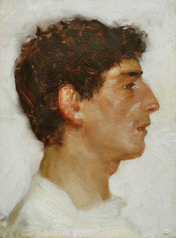 Portrait Of An Italian Youth by Henry Scott Tuke