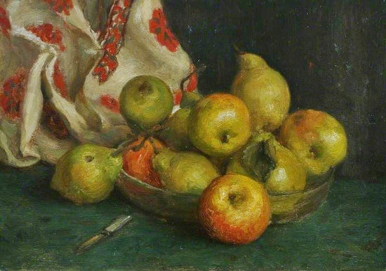 Dish Of Fruit With Cloth by Henry Scott Tuke