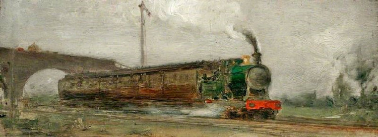 Railway Train by Henry Scott Tuke