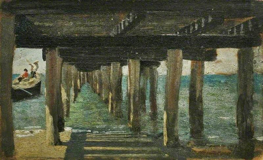 Under The Jetty by Henry Scott Tuke
