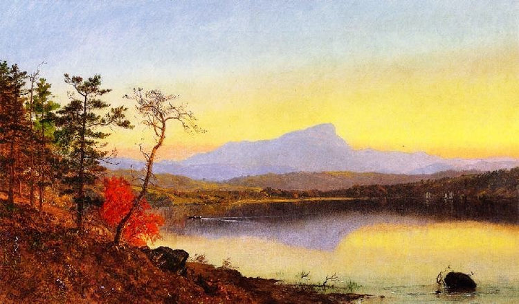 Sunset, Camel ’S Hump, Lake Champlain by Jasper Francis Cropse