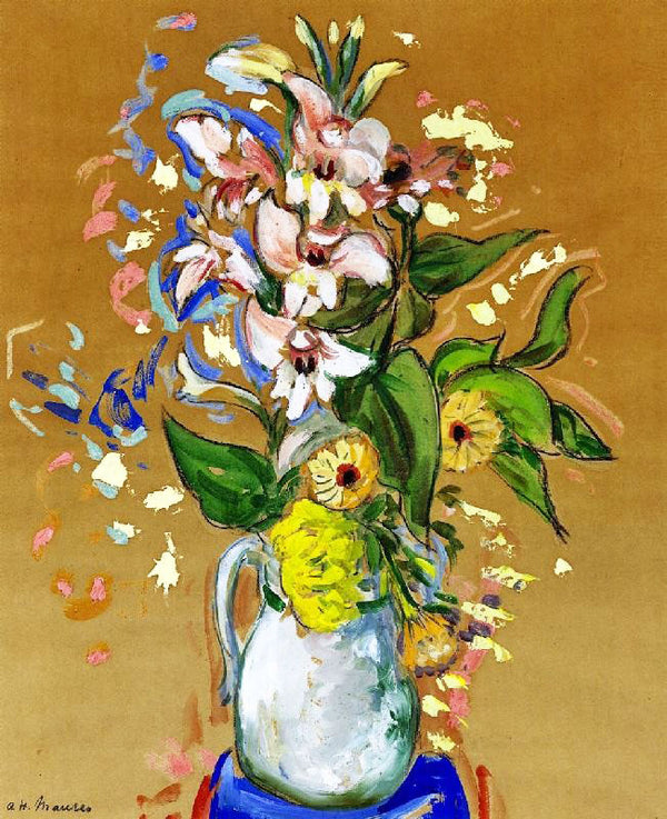 Flowers In A Vase by Alfred Henry Maurer