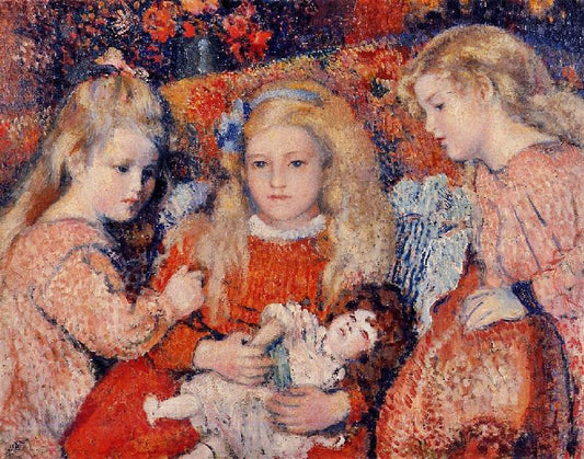 Three Little Girls by Georges Lemmen