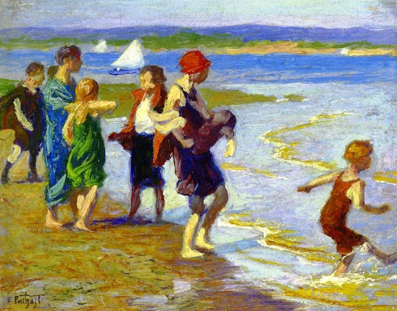 THE BATHING BEACH