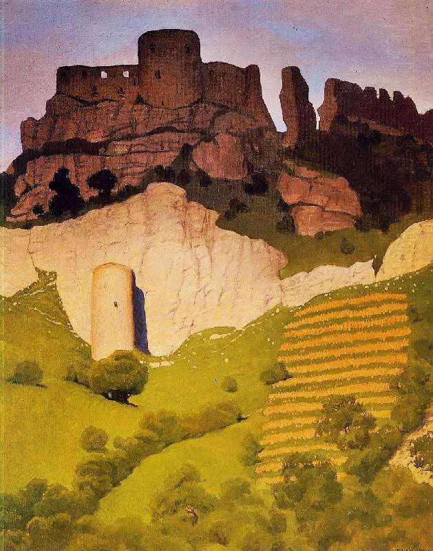 Chateau Gaillard At Andelys by Felix Vallotton
