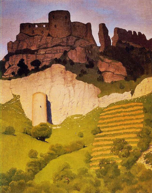Chateau Gaillard At Andelys by Felix Vallotton