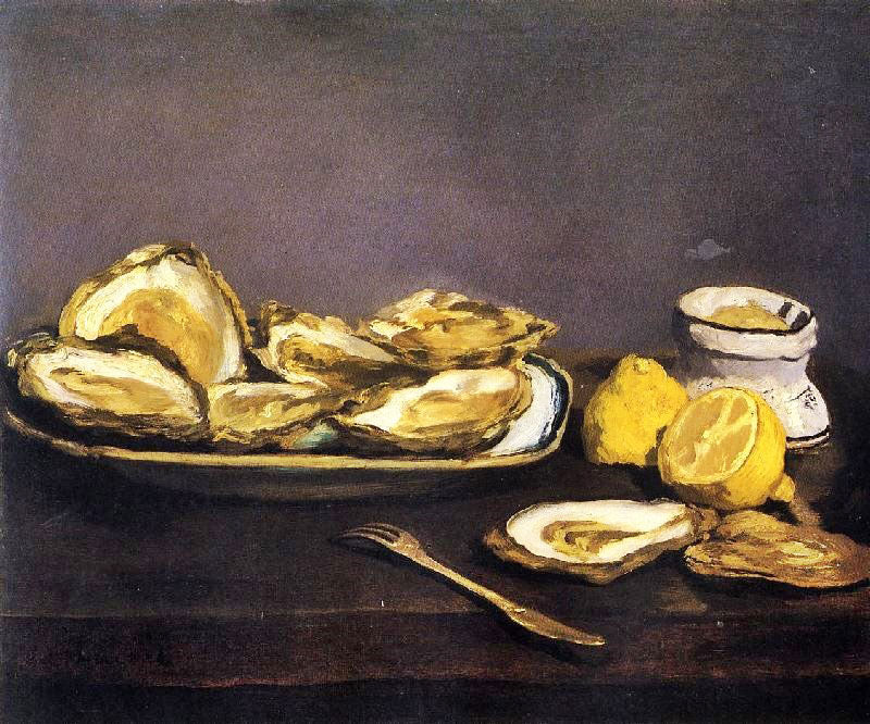 Oysters by Édouard Manet