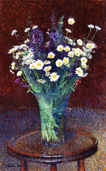 Vase Of Daisies by Henri Martin