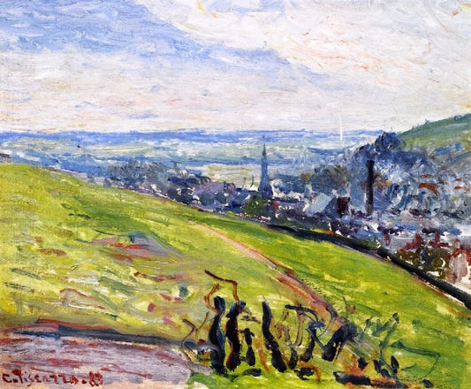 Near Rouen by Camille Pissarro