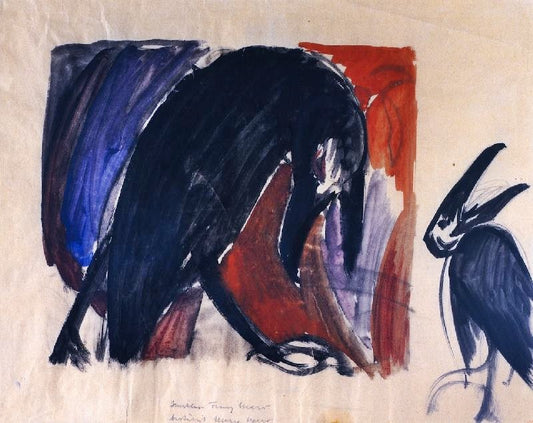 Black Birds by Franz Marc
