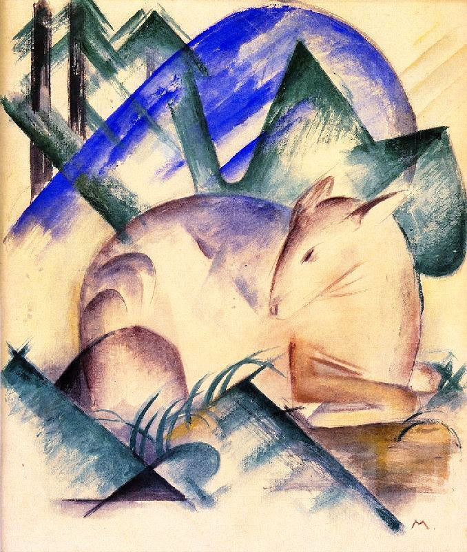 Red Deer, 1913 by Franz Marc