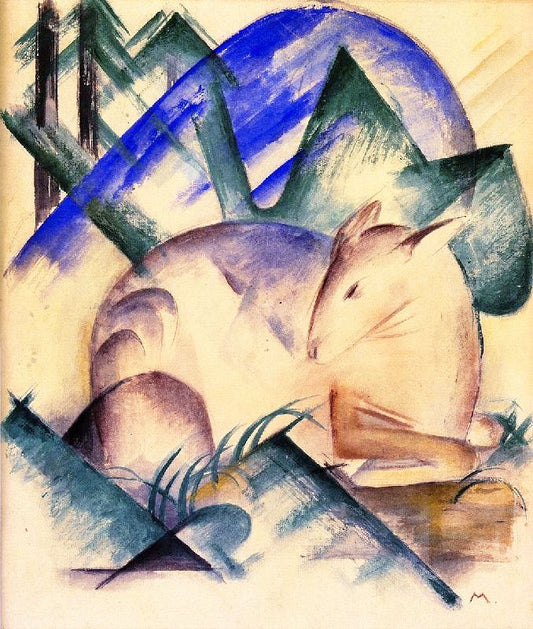 Red Deer, 1913 by Franz Marc
