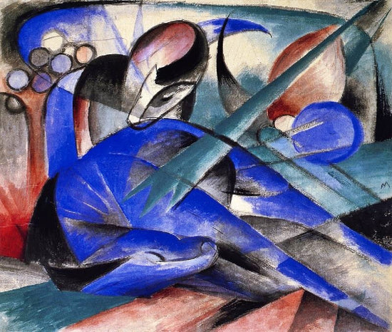 Dreaming Horses by Franz Marc