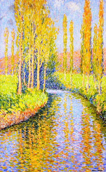 Polpars By A Stream by Henri Martin