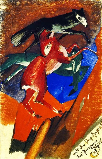From The Hunting Fields Of Prince Jussuff by Franz Marc