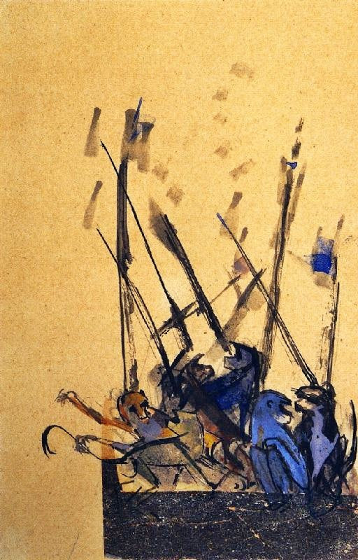 Six Monkeys by Franz Marc