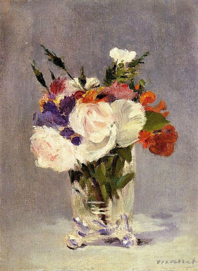 Flowers In A Crystal Vast by Édouard Manet