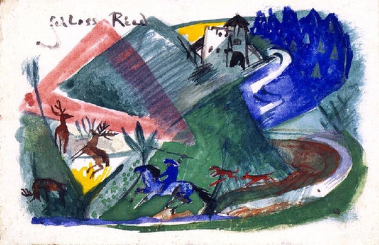 Ried Castle by Franz Marc