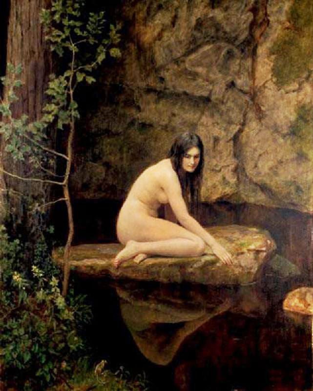 A Water Nymph by John Maler Collier