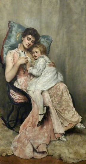 Nettie And Joyce by John Maler Collier