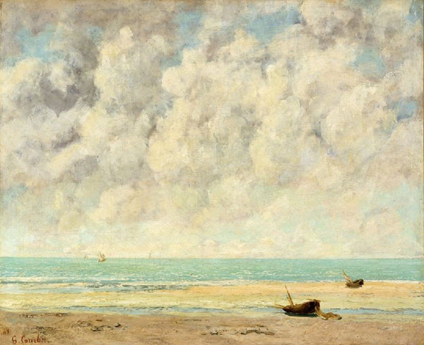 The Calm Sea by Gustave Courbet