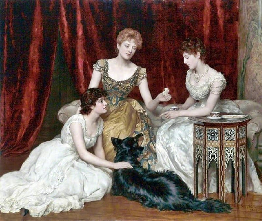 The Three Daughters Of William Reed by John Maler Collier