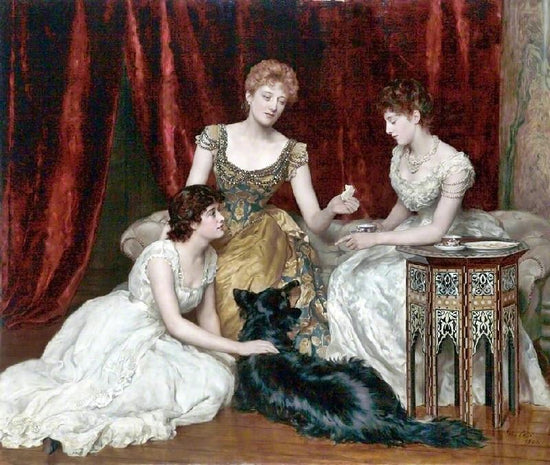 The Three Daughters Of William Reed by John Maler Collier
