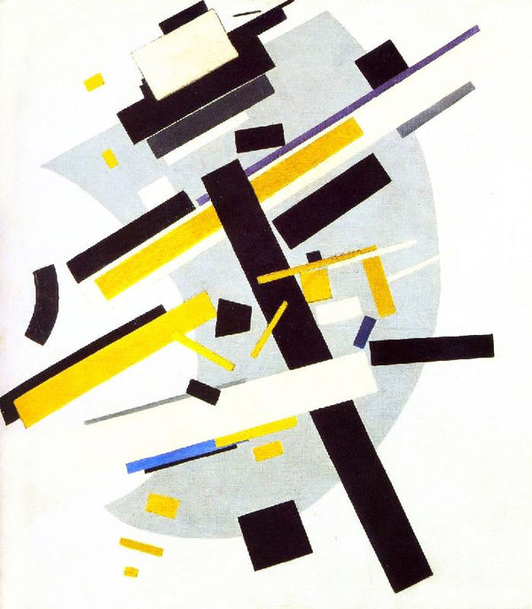 Yellow And Black, Supremus # 58 by Kasimir Malevich