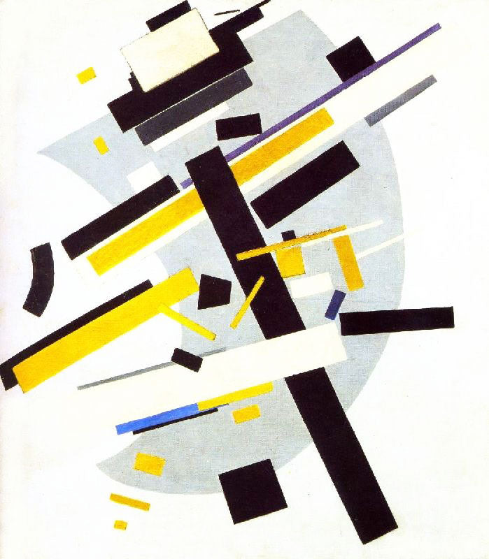 Yellow And Black, Supremus # 58 by Kasimir Malevich