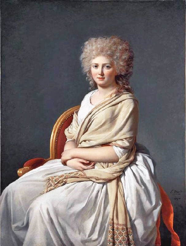 Anne-Marie-Louise Thélusson, Comtesse De Sorcy by Jacques-Louis David