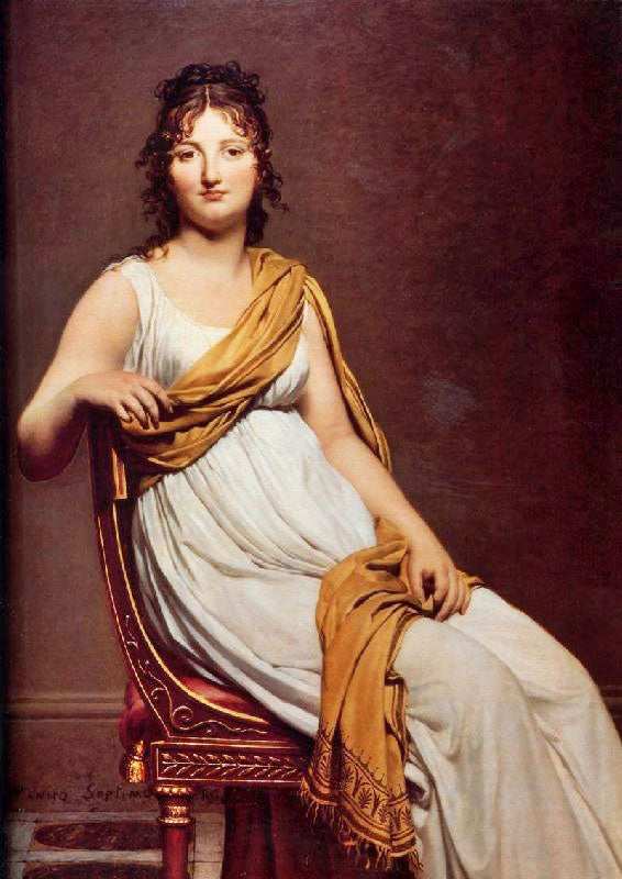 Madame Raymond De Verninac by Jacques-Louis David