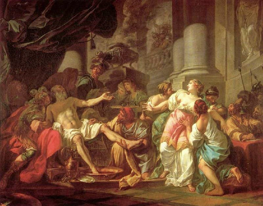 The Death Of Seneca by Jacques-Louis David