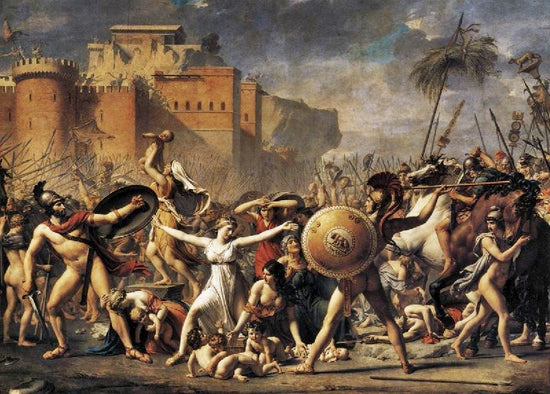 The Intervention Of The Sabine Women by Jacques-Louis David