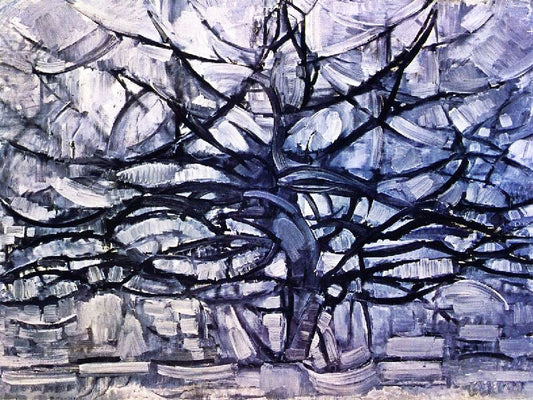 Silver Tree by Piet Mondrian