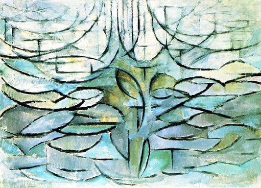 Apple Tree In Bloom by Piet Mondrian