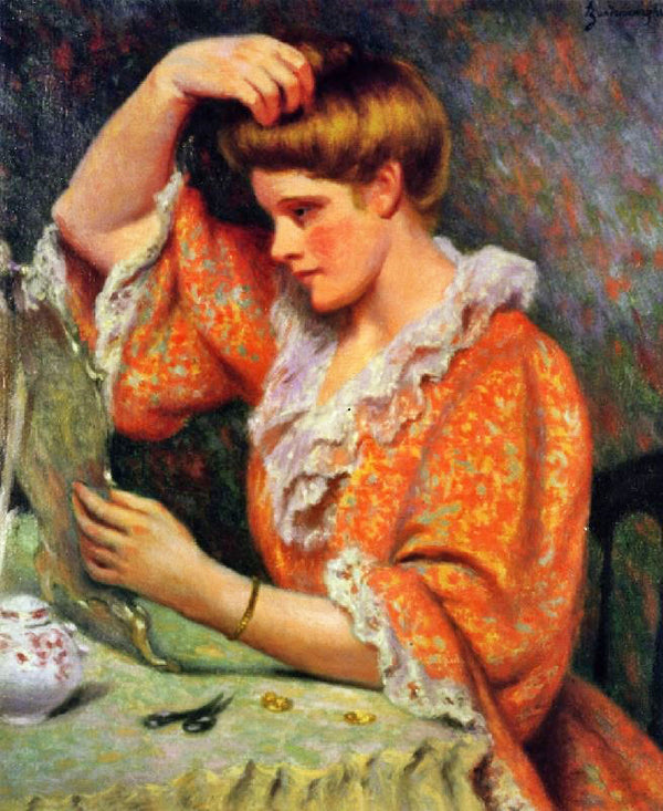 A La Toilette by Federico Zandomeneghi