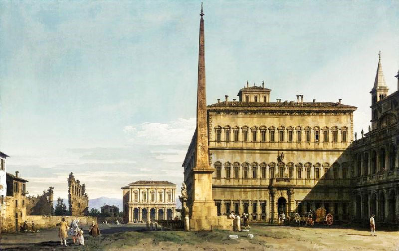 Rome: View Of The Piazza Di San Giovanni In Laterano by Bernardo Bellotto