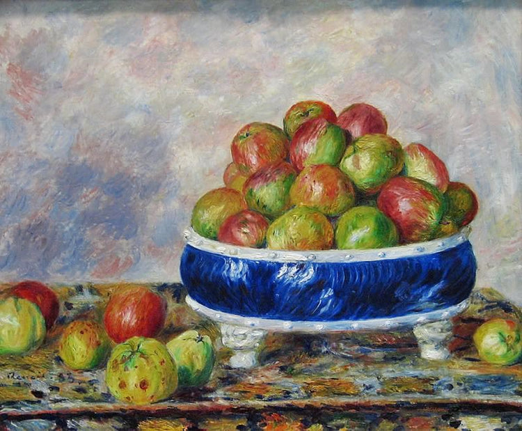 Apples In A Dish by Pierre Auguste Renoir