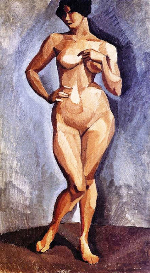 Standing Nude Facing Forward by Roger de la Fresnaye