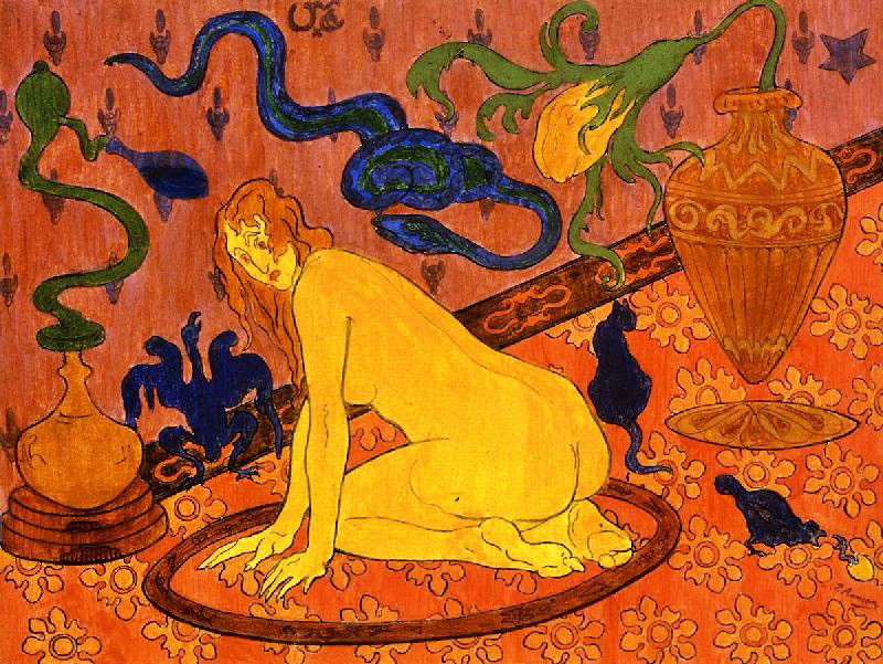 The Witch In Her Circle by Paul Ranson